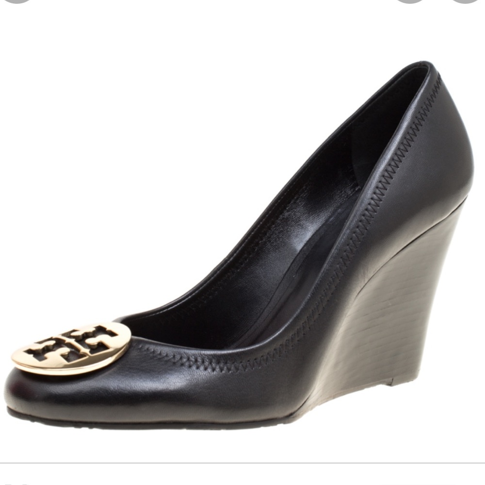 Tory Burch Sally Logo Wedges (high)